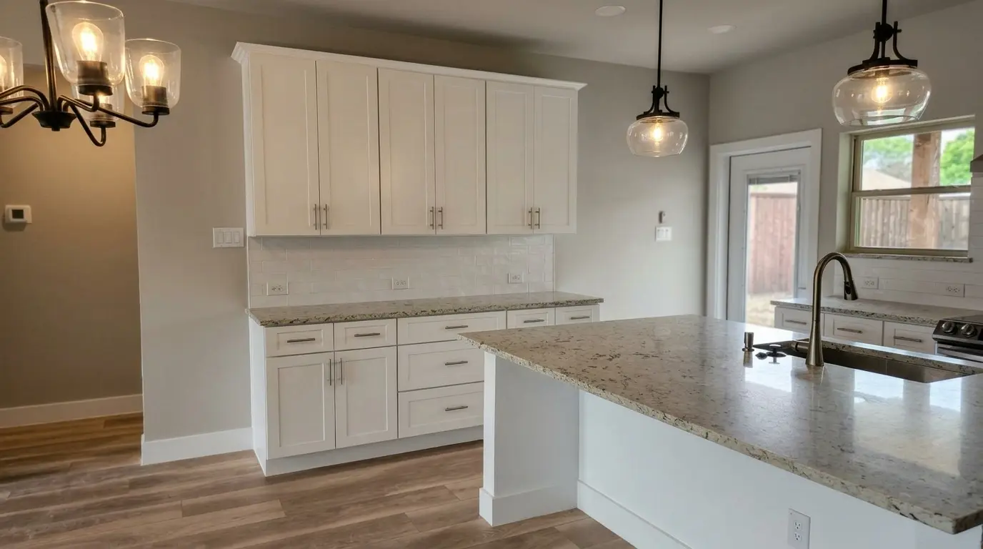 Custom kitchen built by Alliance Home Builders