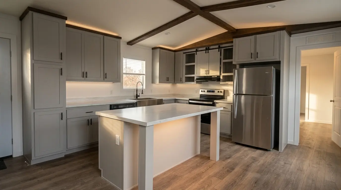Bright kitchen renovation with custom cabinetry